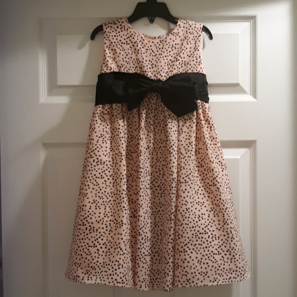 Helena Polka-Dot Bow Dress